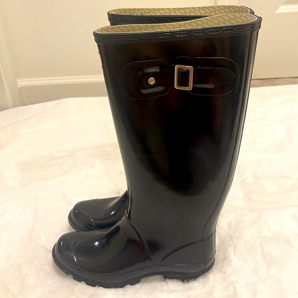 Hunter Original Tall Gloss Rain Boots - Picture 9 of 11